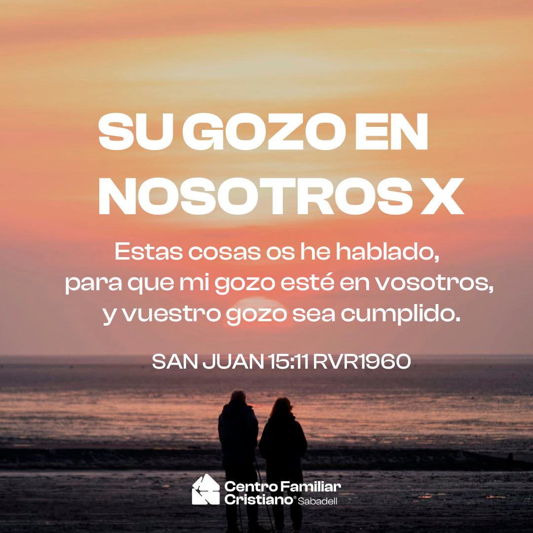 SU GOZO EN NOSOTROS X